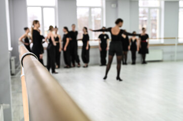 ballet dance school training room
