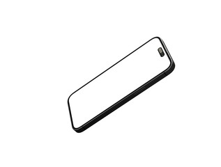 realistic smartphone template mockup for user experience presentation