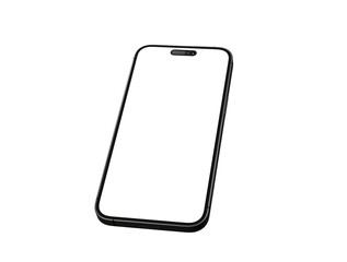 3d render illustration hand holding the white smartphone