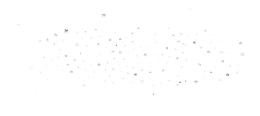 Snowflakes Falling On Snow - Winter Banner