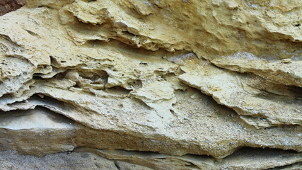rock texture sandstone traces of erosion background