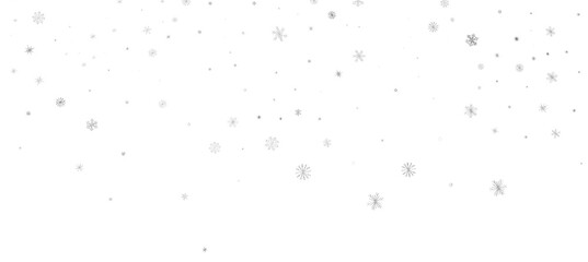 Snowflakes Falling On Snow - Winter Banner