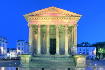 Obraz premium Maison carrée, Nîmes, France