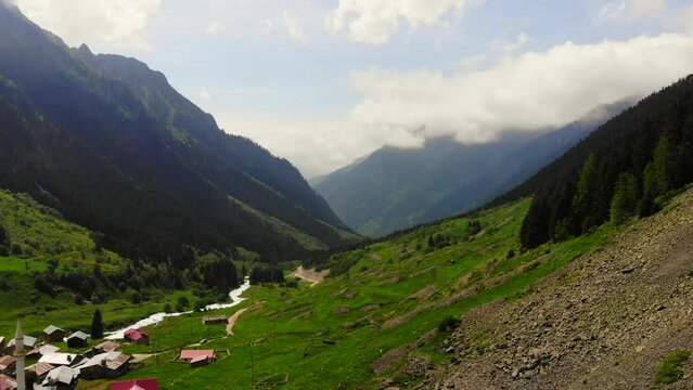 Elevit Plateau is the most beautiful places of the black sea Rize Turkey