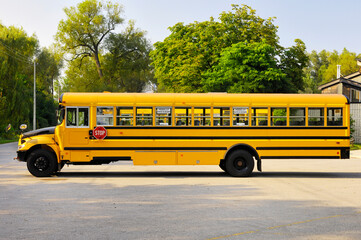 School Bus side view 