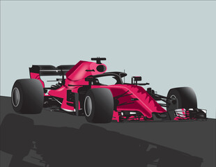 Formula 1 Vector Illustration 