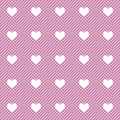 Background seamless pattern with hearts