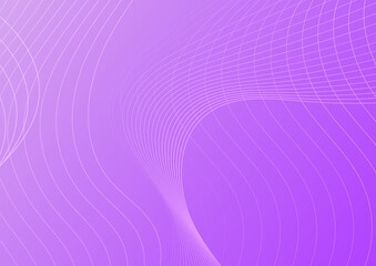 gradient pink and purple background with wave lines