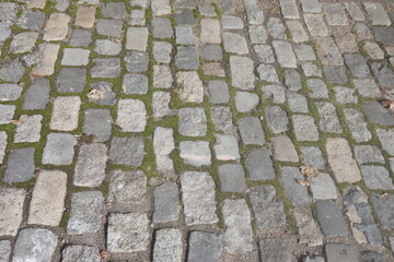 Historic Cobblestones as Background