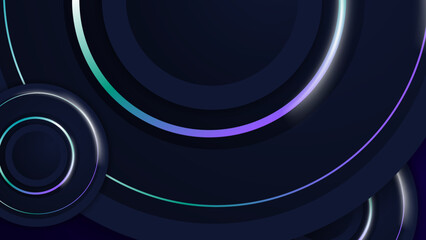 Abstract composition background with circles
