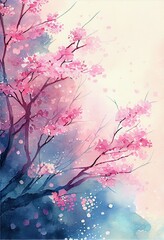 Sakura tree, cherry blossom
