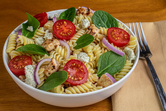 Rotini Chicken Pasta Salad,  With  Goat Cheese