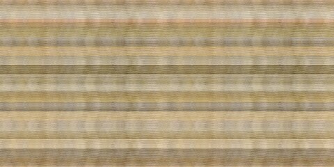 Striped horiztonal marl in organic texture seamless border. Heathered natural ribbon for cotton fabric. Weave ikat melange. 