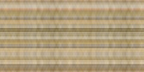 Striped horiztonal marl in organic texture seamless border. Heathered natural ribbon for cotton fabric. Weave ikat melange. 