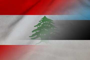 Lebanon and Estonia government flag international relations EST LBN