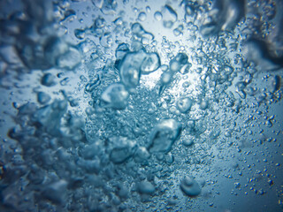 bubbles under water tropical blue water ocean textures