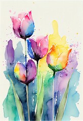 beautiful tulip flower