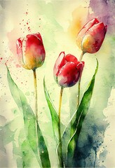 beautiful tulip flower