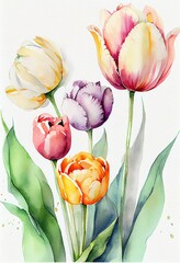 beautiful tulip flower