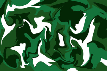 Abstract green wallpaper liquid marble backdround. Texture camo.