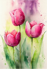 beautiful tulip flower