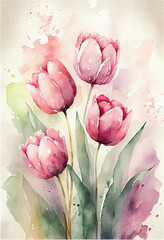 beautiful tulip flower