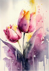 beautiful tulip flower