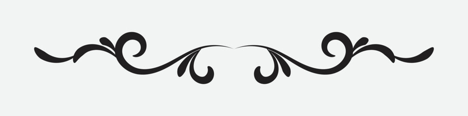 Vintage book vignette, divider, separator, suitable for vintage or retro design