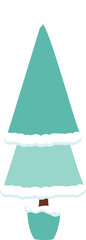 Christmas Tree, pink and blue, candy