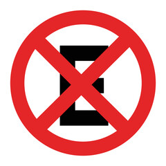 Stopping and parking prohibited - Sinais de trânsito usados no Brasil. É a Listagem Oficial, válida para os Exames. Sinalização Regulatória. CTB 