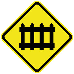Passagem de nível com barreira - Sinais de trânsito usados no Brasil. É a Listagem Oficial, válida para os Exames. Sinalização Regulatória. CTB