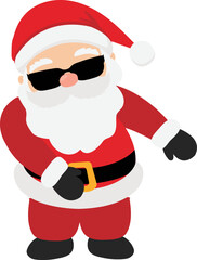 Dancing Santa, floss