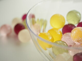 カラフルな飴