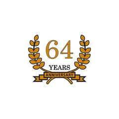 Anniversary 100 years icon vector logo template