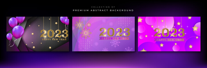 Happy new year 2023 background