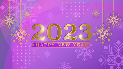 Happy new year 2023 background