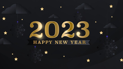 Happy new year 2023 background