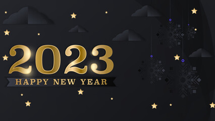 Happy new year 2023 background
