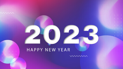 Happy new year 2023 background