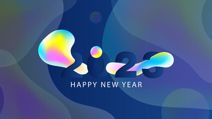 Happy new year 2023 background