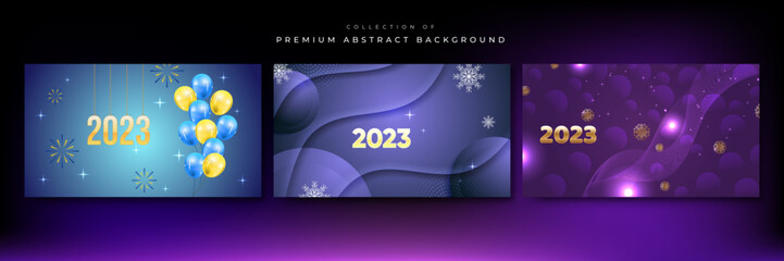 Happy new year 2023 background