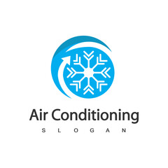 Air Conditioning Logo, HVAC Logo Concept