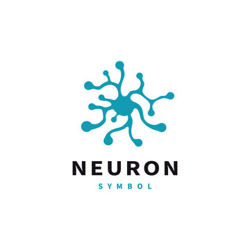neuron creative vector icon illustration logo design
