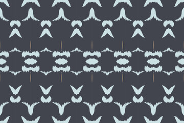 Ikkat or ikat vector batik textile seamless pattern digital vector design for Print saree Kurti Borneo Fabric border brush symbols swatches designer