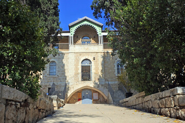 Fototapeta na wymiar Hansen House in Jerusalem Israel