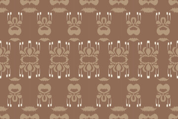 Ikkat or ikat vector batik textile seamless pattern digital vector design for Print saree Kurti Borneo Fabric border brush symbols swatches party wear