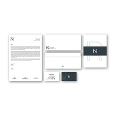 Corporate Minimal Stationery design, Minimalist brand identity design, Corporate brand identity design 