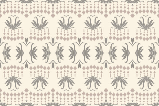 Ikat designs tribal Aztec Seamless Pattern. Ethnic Geometric Batik Ikkat Digital vector textile Design for Prints Fabric saree Mughal brush symbol Swaths texture Kurti Kurtis Kurtas