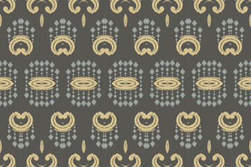 Ikat designs tribal background Seamless Pattern. Ethnic Geometric Batik Ikkat Digital vector textile Design for Prints Fabric saree Mughal brush symbol Swaths texture Kurti Kurtis Kurtas