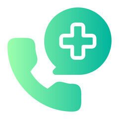 healthcare gradient icon